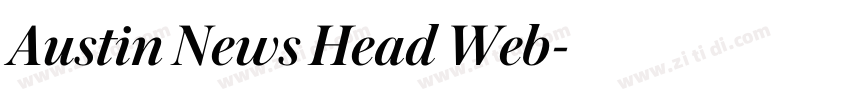 Austin News Head Web字体转换 Austin News Head Web字体转换